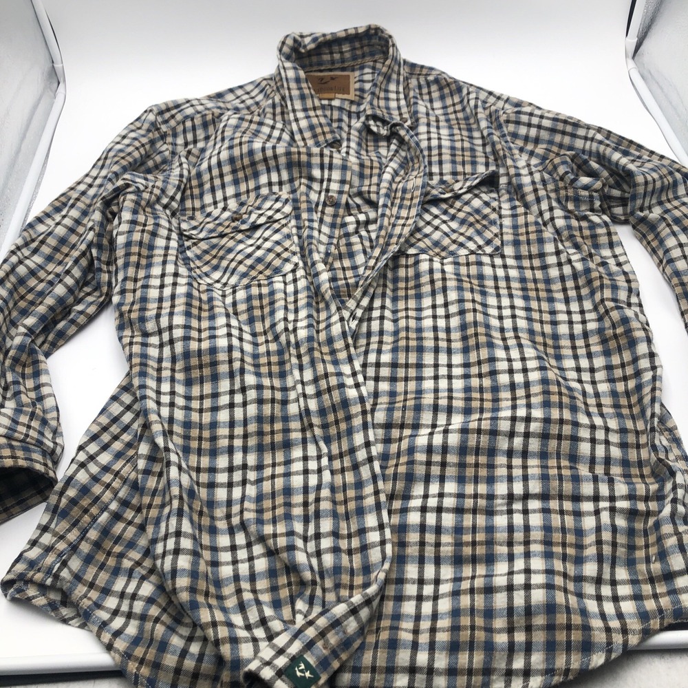 Mens Flannel Shirt Outdoor Life Size 2XLT Big And‎ Tall Multicolor Thick Warm